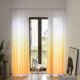 thumbnail image 5 of Cortina opaca de poliéster para ventana, cortina opaca para decoración de dormitorio y sala de estar (amarillo), 5 of 8