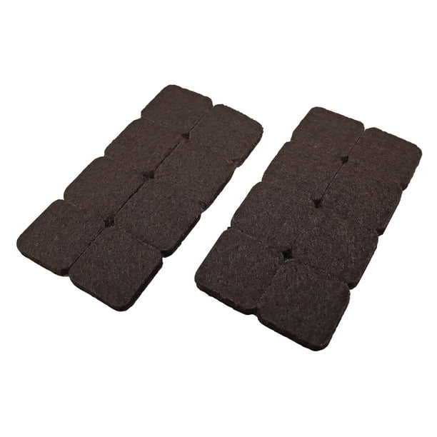Shepherd Hardware 9864 1Inch Heavy Duty SelfAdhesive Square Felt Furniture Pads, 16Pack