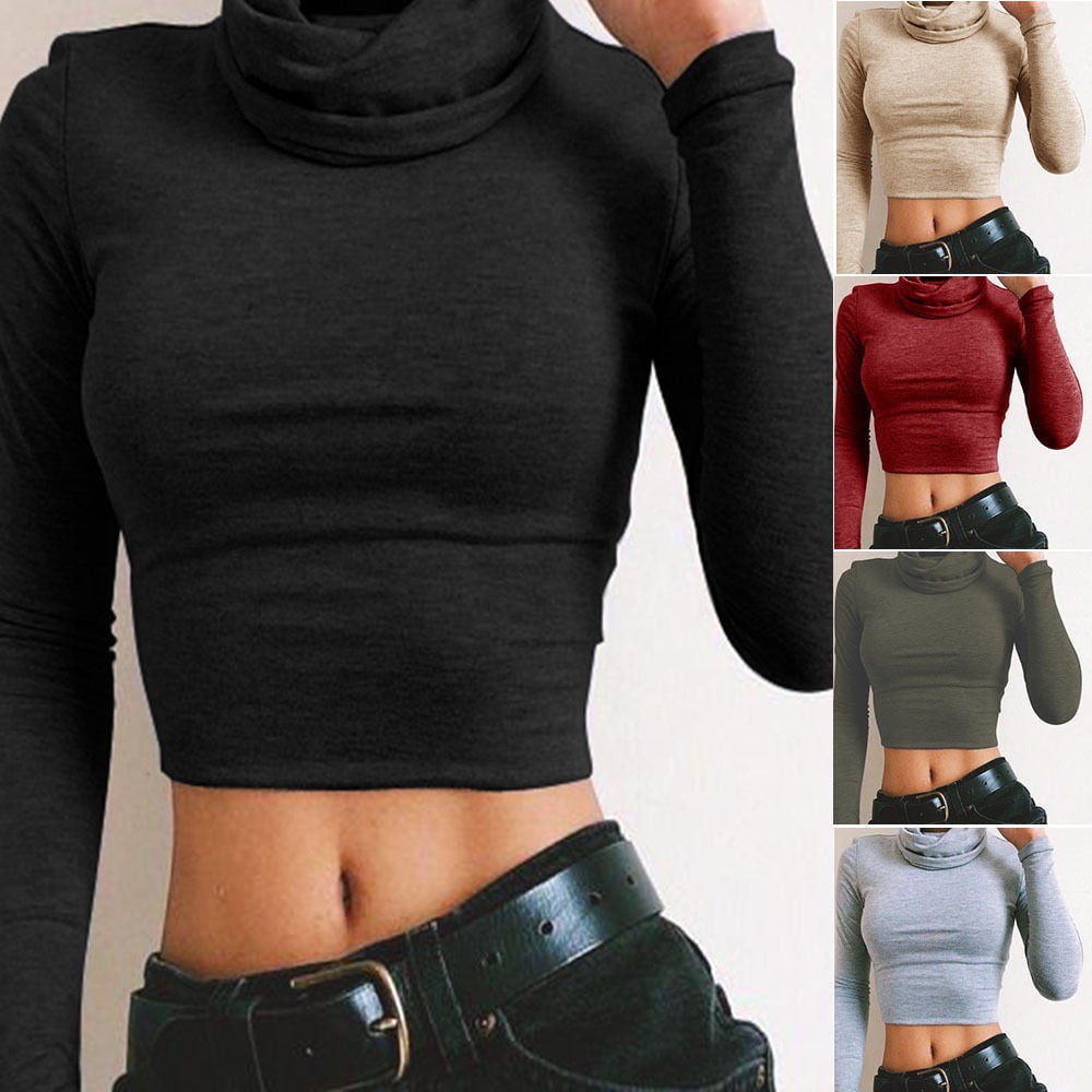 Women Hoodie Jumper Sweatshirt Sweater Casual Crop Top Coat Loose Pullover Tops 