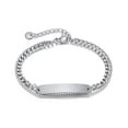 thumbnail image 1 of Pulsera clásica de moda para hombre, pulsera de cadena cubana de estilo Punk, regalo de joyería para niños, 1 of 5