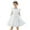 White, variant on Toddler Girls Dresses Fly Sleeve Casual Flexibility Sequin Princess Dress Clothes for Kids Size 3-4T