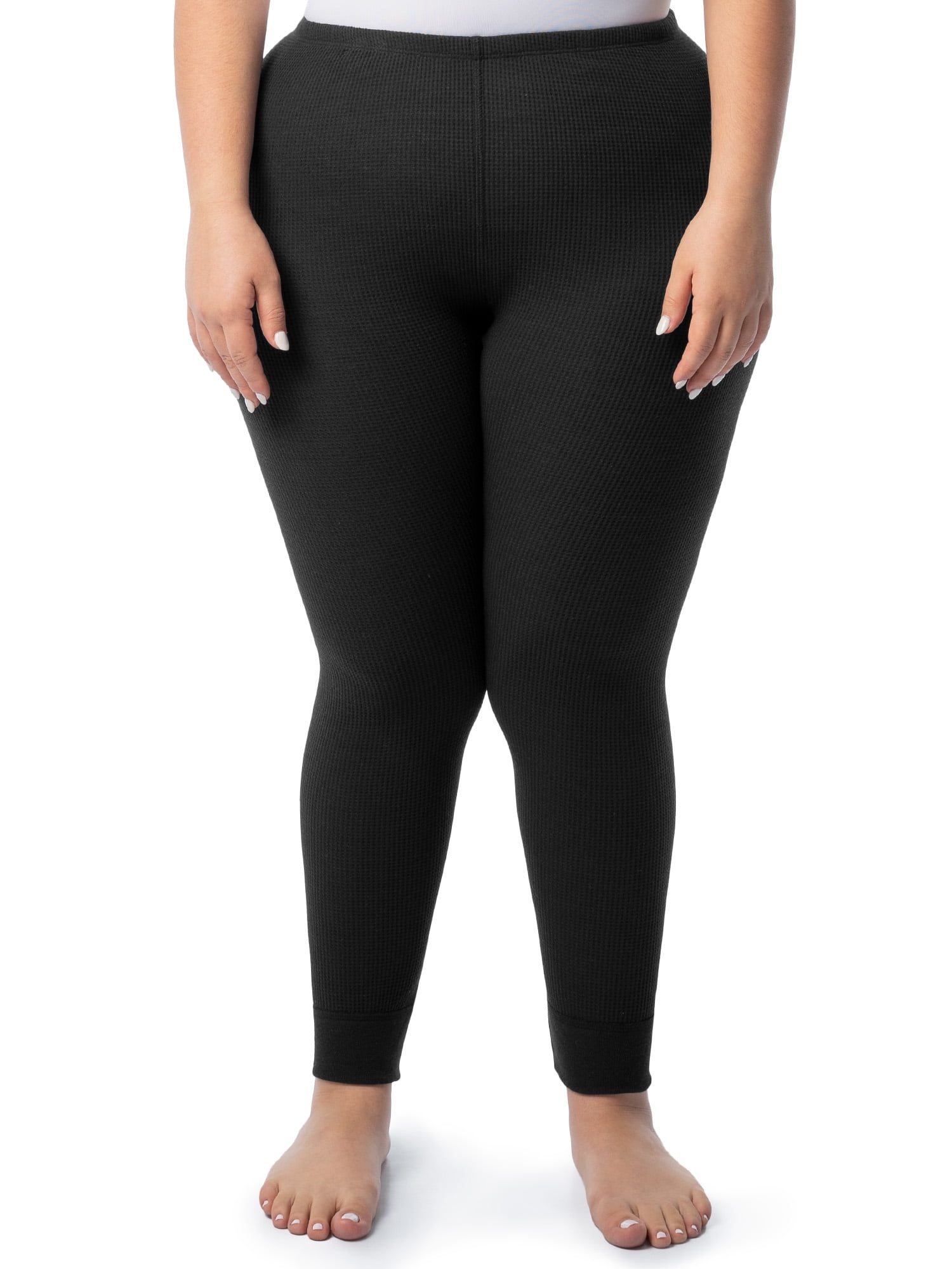 Fruit of the Loom Women's Recycled Waffle Thermal Bottom 2PK, Sizes XS-4XL