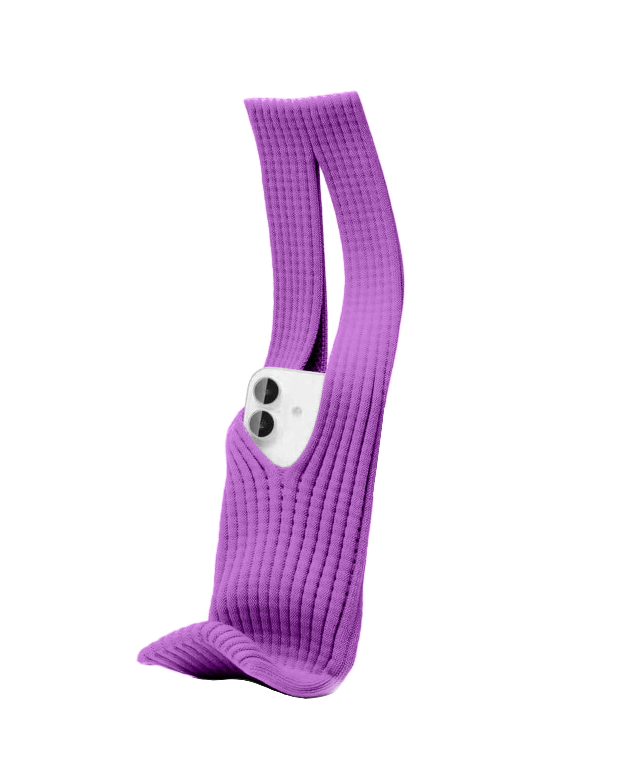 Short ComfortKnit Protective Phone Sleeve - Purple
