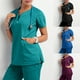 thumbnail image 2 of Ropa de lavado de manos de manga corta para sala de operaciones, camiseta corta para mujer, ropa de trabajo, ropa de aislamiento para enfermeras y cirujanos, ropa de trabajo, 2 of 6