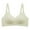 Light Green, variant on Wang6 Thin Ice Silk Seamless Bra Breathable Cool Sports Bra Summer Comfort Deep V Neck T-Shirt Bra with Removable Pads White XXL