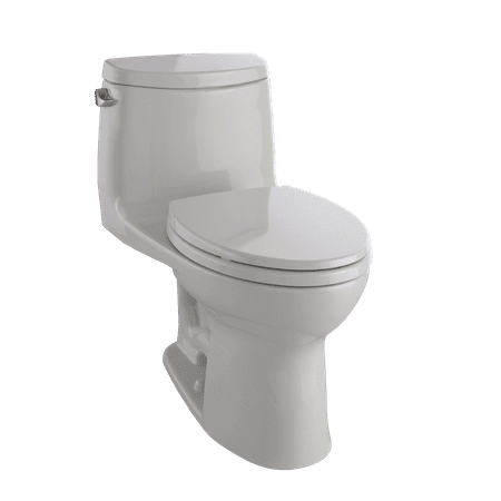 TOTO® UltraMax® II One-Piece Elongated 1.28 GPF Universal Height Toilet with CeFiONtect™, Sedona Beige - (Best Two Piece Toilets)