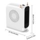 thumbnail image 4 of Calentador Eléctrico Soplador de aire caliente de escritorio de 500 W Calentadores de ventilador eléctrico de salida de aire grande (blanco de la UE) Ndcxsfigh Libre de BPA, 4 of 9