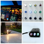 Uxcell 3V E10 White Light Mini LED Flashlight Bulbs 5 Count