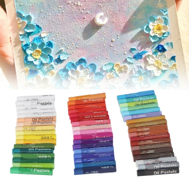  Oil Pastels Set, Soft Touch Environmentally Friendly Heavy  Color Easy to Mix Oil Crayons for Artists (48 Colors) : Arts, Crafts &  Sewing