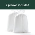 thumbnail image 3 of Rest Haven Ultra Plush Bed Pillow with Shredded Foam and Customizable Loft, King, 2 Pack, 3 of 9