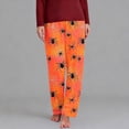 thumbnail image 2 of Miqool Women's Halloween Pajama Pants Cute Soft Long Bottoms Casual Pjs Pj Jammies with Elastic Waist S-5XL, 2 of 5