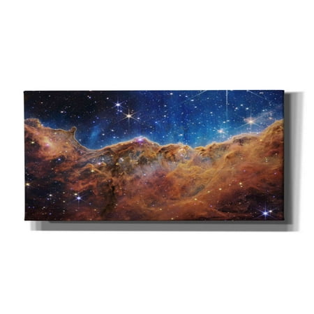 Epic Graffiti 'Cosmic Cliffs 2 in the Carina Nebula' by NASA, Canvas Wall Art, 40"x20"