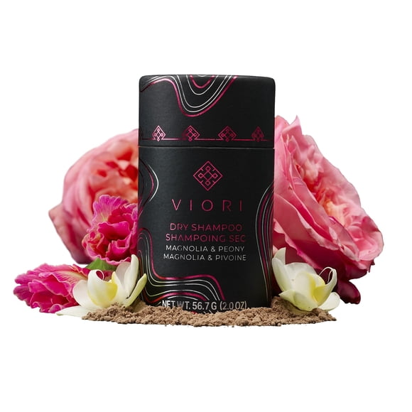 Viori Champú Seco en Polvo Magnolia y Peonía - Rápida Absorción - Champú Voluminizador - Champú Seco para Cabello Graso - Neutraliza el Olor - Larga Duración