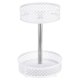 thumbnail image 1 of Organizador giratorio Lazy Susan con altura ajustable para armario de despensa (2 niveles, blanco), 1 of 7