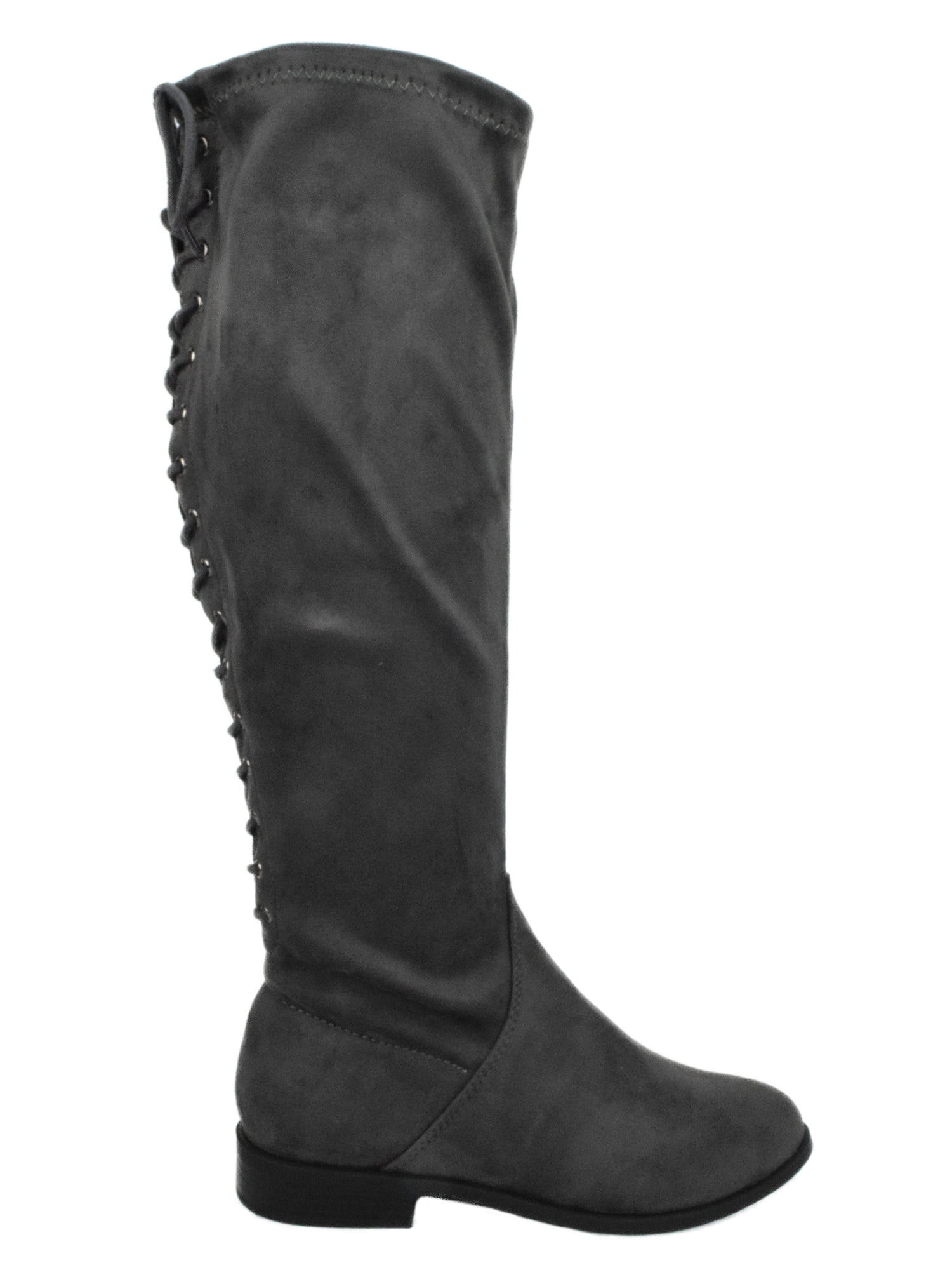 chunky flat boots womens