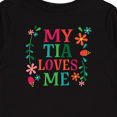 thumbnail image 4 of Inktastic My Tia Loves Me Niece Girls Long Sleeve Toddler T-Shirt, 4 of 5