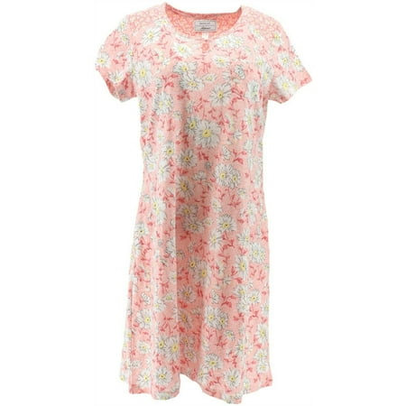 Carole Hochman Daisy Ditsy Twin Cotton 2Pc Sleepshirt A286838