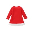 thumbnail image 3 of ITFABS Robe pour Enfants, Col Peter Pan/ Col Rond Manches Longues une-Pièce, 3 of 9