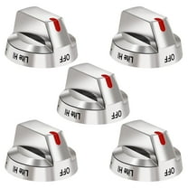 DG64-00473A Top Burner Control Dial Knob Compatible with Samsung Range Oven Gas Stove Knob NX58H5600SS NX58F5700WS NX58H5650WS NX58J7750SS NX58M6850SS,5pcs