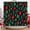 Red Green Christmas Tree, variant on Christmas Shower Curtain, Red Floral Snowflake Shower Curtains for Bathroom, Christmas Decorations Fabric Curtains, Water Resistant, Machine Washable (72x72 Inches)
