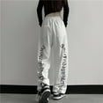 thumbnail image 3 of Felirenzacia Women's Drawstring Cuffed Sweatpants, Printed Atheletic Jogger Running Sports Pants, 3 of 7