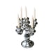 thumbnail image 1 of Portavelas Vintage Aleación 1:12 Zulema Decoración Plata, 1 of 8