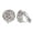 Silver Colorful Crystal Clip On Earrings, variant on Clip on Earrings for Women Platinum Plated Non Pierced Ears with Round Rhinestone Clip Earring Trend Jewelry