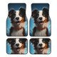 thumbnail image 1 of Balery Playful Smile Cute Dog Juego de 4 Alfombrillas para Auto, Revestimientos de Caucho Resistente, Diseño Antideslizante, 1 of 7