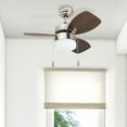 thumbnail image 2 of Honeywell Ocean Breeze 30-InchBrushed Nickel Small 3 Blade LED Ceiling Fan with Light, 2 of 13