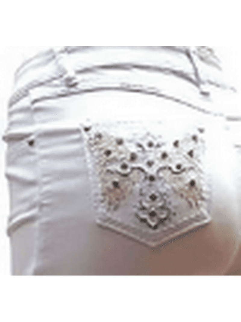 Jack David Premium Women's Bootcut Rhinestone Mid Rise