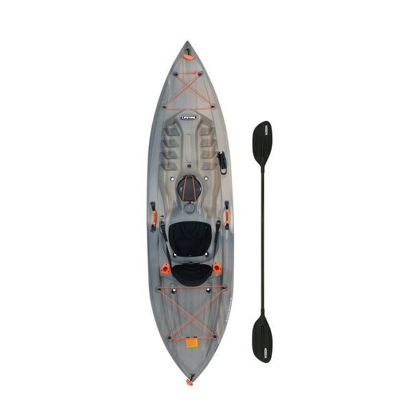 Lifetime Tamarack Angler 10 ft Fishing SitonTop Kayak, Recon Fusion