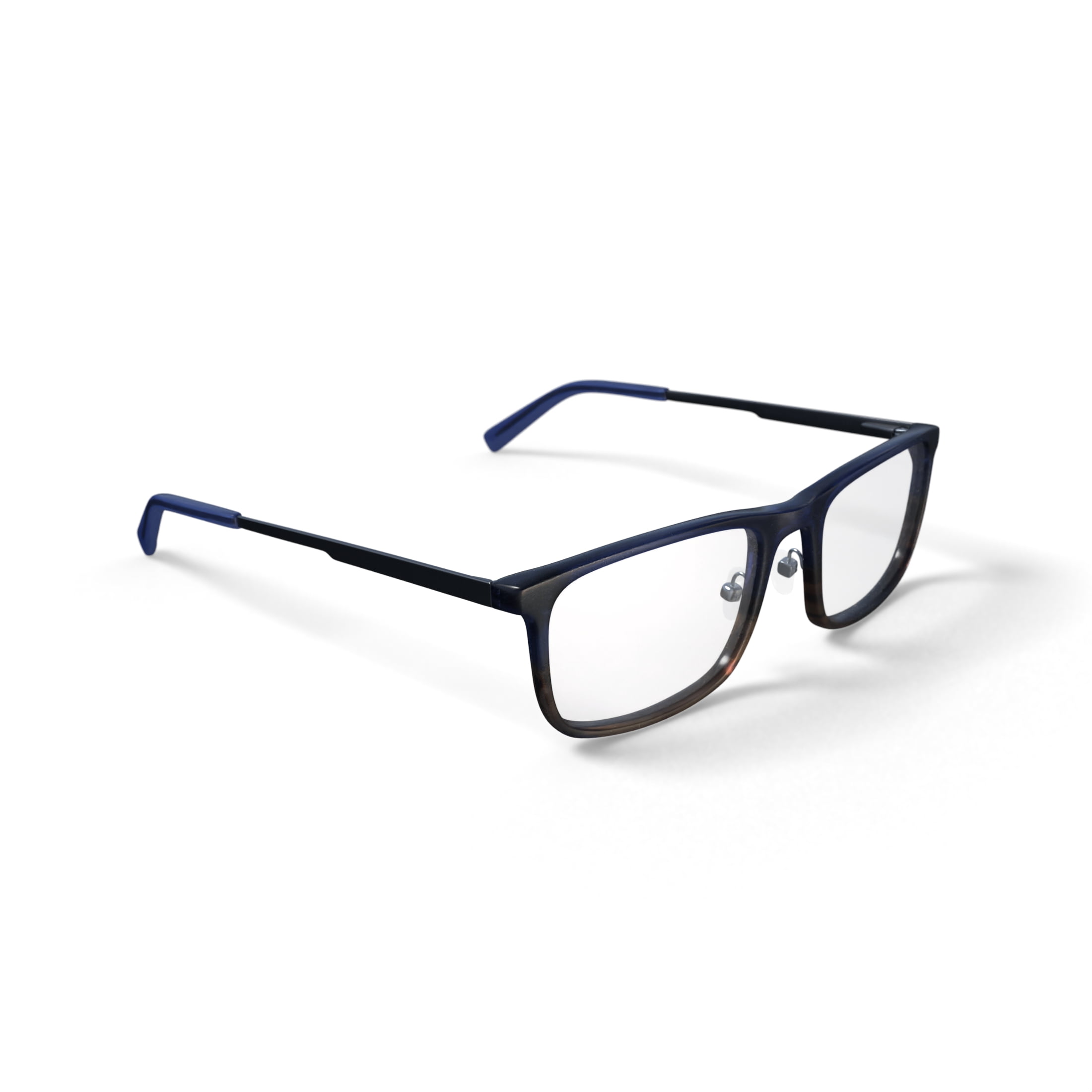 Walmart Men's Edward Rectangular Prescription Eyeglasses with Case, Navy