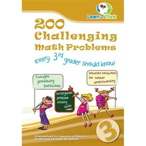 Pre-Owned 200 Challenging Math Problems Every 3rd Grader Should Know