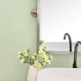 thumbnail image 2 of TEHOME Brushed Nickel Metal Framed Pivot Rectangle Bathroom Mirror 20x24", 2 of 8