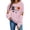 Pink F, variant on Enjoytime Halloween Crew Neck Sweatshirts Women Vintage Funny Printed Pullover Top Lightweight Casual Long Sleeve Sweatshirt