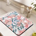 thumbnail image 3 of Washable Rubber Multicolored Floral Dish Drying Mats for Kitchen Counter Home Large Coffee Bar Pad Accessories and Decor for Utensils Stemware 18''x24'', 3 of 7