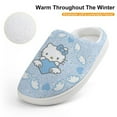 thumbnail image 4 of Kids Slippers Hello Kitty House Slippers Warm Soft Plush Slipper Anti-Slip Winter Fluffy House Shoes for Boys Girls, 4 of 7