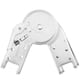 thumbnail image 1 of Aluminum Alloy Hinge Folding Ladder Hinge 19.5x12.5cm Professional Accessory 1Set For Home Construction, 1 of 3