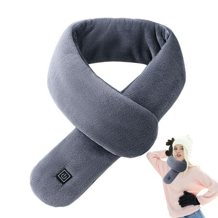 

Ksruee USB Electric Winter Scarf USB Heated Neck Wrap with Power Bank Electric Heating Neck Warmer Brace with 3 Heating Levels Cordless Heated Scarf for Stiffness Relief brilliant