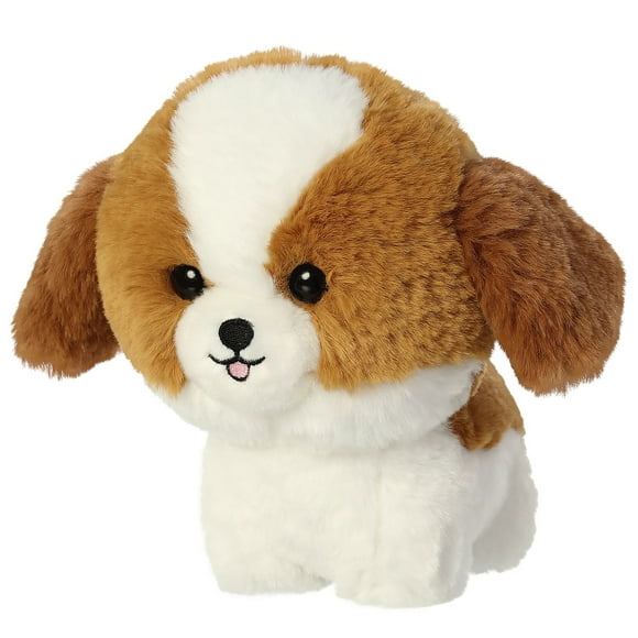 TheMogan 7" Shih Tzu Dog Puppy Teddy Pet Soft Plush Stuffed Wild Animal Toy Brown