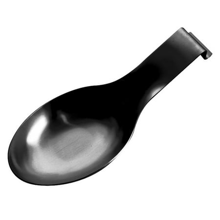 

piaybook Tableware Stainless Steel Spoon Rest Spatula Ladle Holder Stainless Steel Utensil Spoon Rest Holder Brushed Finish Dishwasher Safe Kitchen Decor for Home and Restaurant