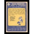 thumbnail image 2 of Dean Prentice Autographed 1969-70 Topps Card #115 Pittsburgh Penguins SKU #251199, 2 of 2