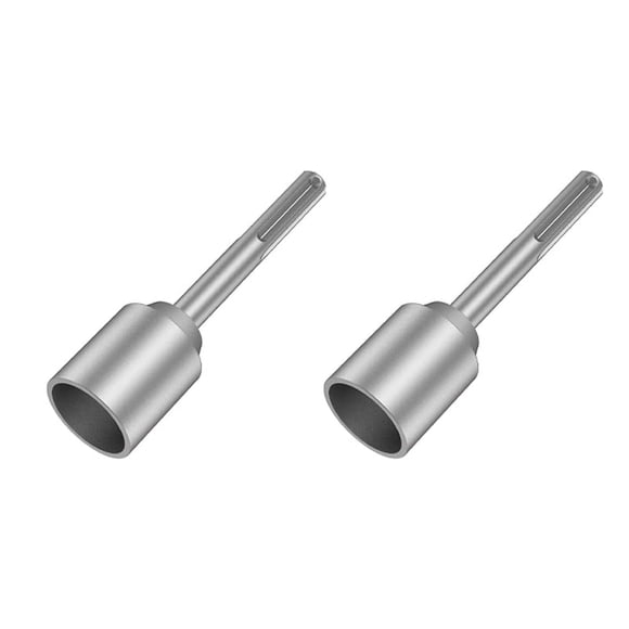 2X Destornillador de Varilla de SDS-Max, Destornillador de Broca de Acero de Servicio Pesado de 45 Mm, para Varillas de Puesta A de Martillo Rotatorio (1,77 Pulg.)