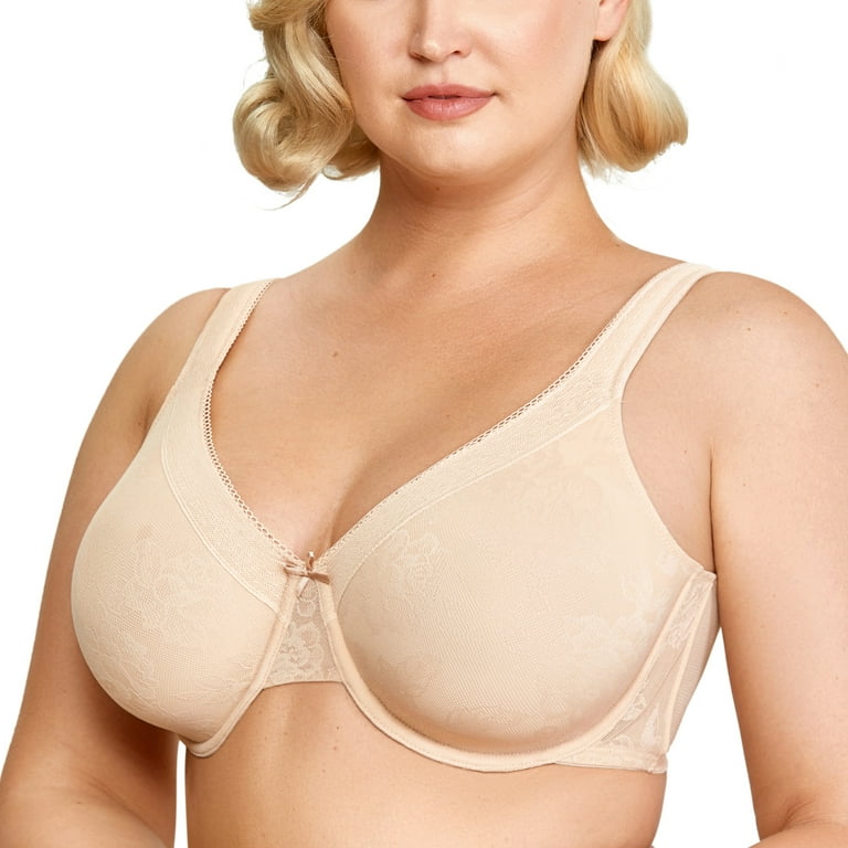 AISILIN Women's Underwire Minimizer No Padded Full Coverage Plus