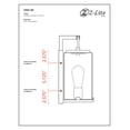 thumbnail image 3 of Z-Lite 1 Light Outdoor Wall Light, 3 of 7