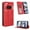 Red, variant on Magnetic flip phone leather case for Nothing Phone 2A/Nothing Phone 3A Pro/3A