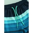 thumbnail image 6 of Luiryar Kids Toddler Boys Casual Beach Swim Trunks Drawstring Waist Swimsuit Swim Shorts Bottoms, 6 of 7