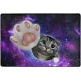 thumbnail image 3 of GZHJMY Funny Galaxy Cat Area Rug 2'x3', Animal Cat Polyester Area Rug Mat for Living Dining Dorm Room Bedroom Home Decorative, 3 of 5