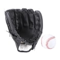 thumbnail image 1 of Guante de campo de béisbol y guante de sóftbol reforzado con bolas resistente al desgaste guante de mano izquierda duradero para entrenamiento de 105 pulgadas negro Sunnimix Guantes de receptor de béisbol, 1 of 8