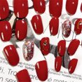 thumbnail image 6 of 24pcs False Nails, False Artificial Nails, Short, French Style, With Glue, For Nail Art Decoration, 6 of 8